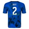 Maillot de Supporter Etats-Unis DEST 2 Extérieur Coupe du Monde 2022 Pour Homme